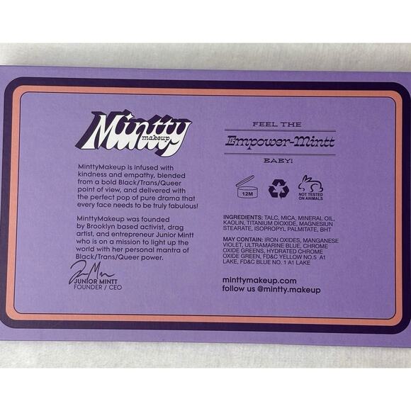 Mintty Makeup Empowermintt Eyeshadow - Sunset Sherbet NIB - Picture 2 of 3